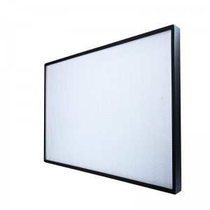 Mini Pleat Hepa Scagaire le haghaidh Hood Sreafa Aeir Laminar HVAC HEPA Scagaire H13